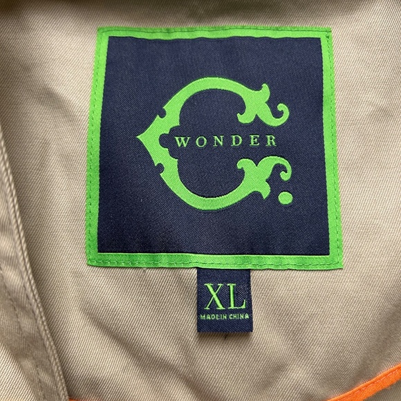 Wonder Tranch Coat With Orange Detail - Picture 6 of 6